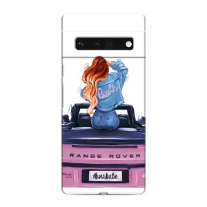 Чехол с печатью для Google Pixel 6 Pro - (Мода) (AlphaPrint) (На машине)