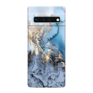 Мраморный чехол на Google Pixel 6 Pro (VPrint) (Нежный мрамор)