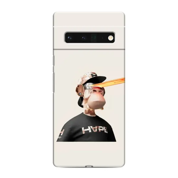 Чехол с принтом «обезьяна NFT в очках» для Google Pixel 6 Pro