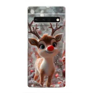 Яскравий чохол для Google Pixel 6 Pro з Зимові Оленята