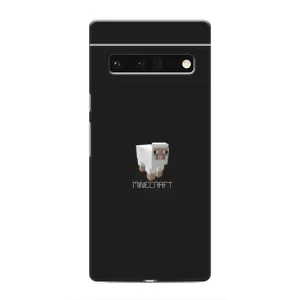 Чехол Майнкрафт на Google Pixel 6 Pro (AlphaPrint) Minecraft (Овечка Майнкрафт)