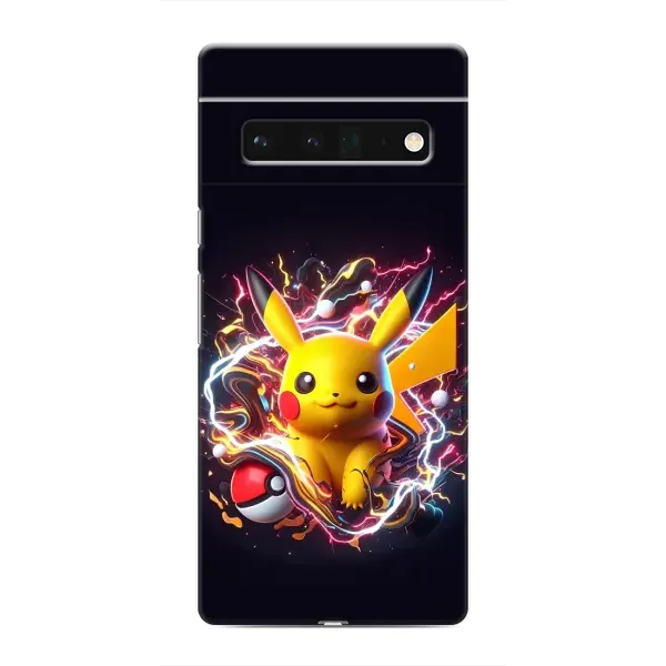 Чохол з принтом «Пікачу з м'ячем» для Google Pixel 6 Pro