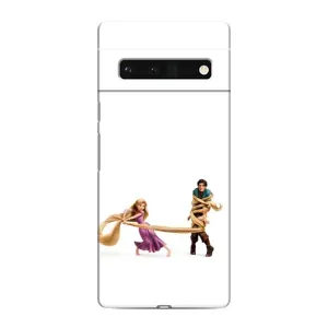 Чехол с принтом «Рапунцель и Флин» для Google Pixel 6 Pro
