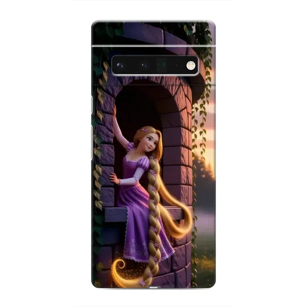 Чехол с принтом «Рапунцель на башне» для Google Pixel 6 Pro