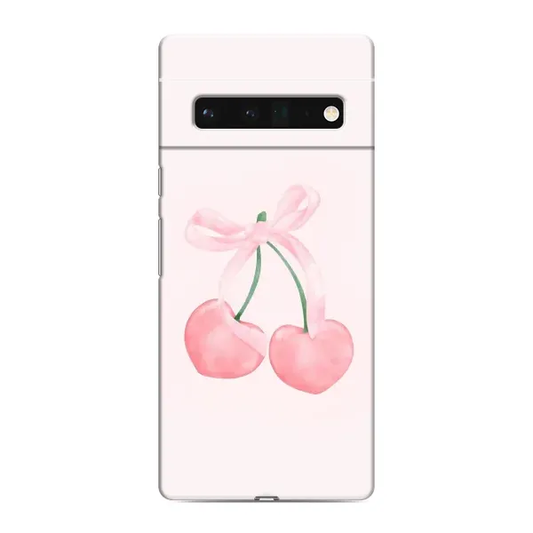 Чехол с принтом «Розовые вишни» для Google Pixel 6 Pro Чехол с принтом «Розовые вишни» для Google Pixel 6 Pro
