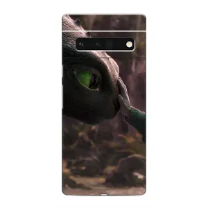 Чехол с принтом «Сцена с драконом» для Google Pixel 6 Pro