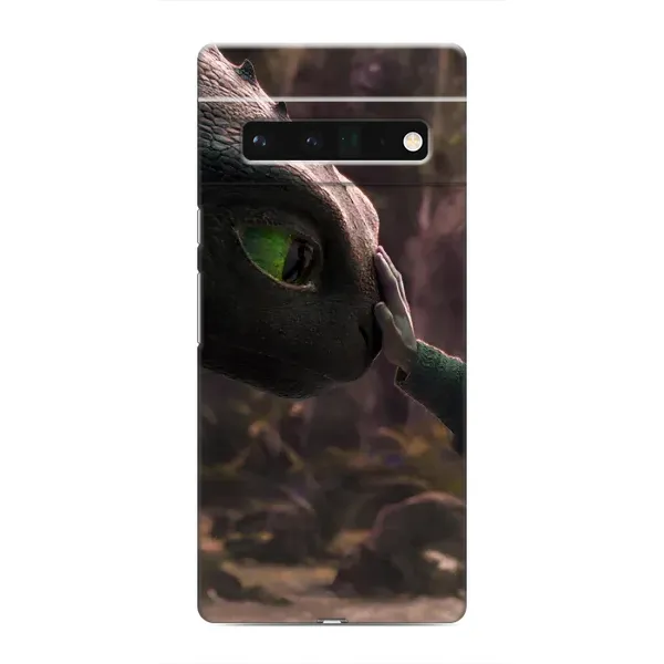 Чехол с принтом «Сцена с драконом» для Google Pixel 6 Pro