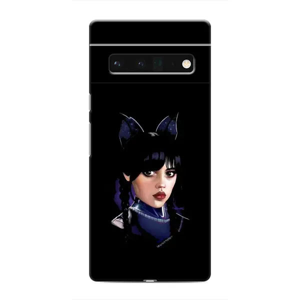 Чехол с принтом «серьезная Уэнздей» для Google Pixel 6 Pro