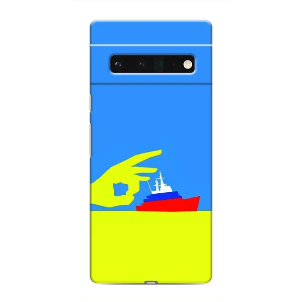 Чохол з принтом «Щелбан кораблю» для Google Pixel 6 Pro