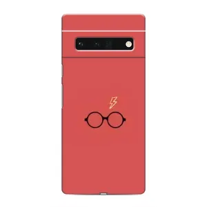 Чехлы с Гарри Поттером для Google Pixel 6 Pro (AlphaPrint) (шрам и очки)