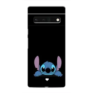 Чехол с принтом «Стич на черном» для Google Pixel 6 Pro