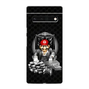 Чехлы с крутыми принтами для Google Pixel 6 Pro - (PREMIUMPrint) (Супер Марио)