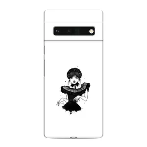 Чехлы Венсдей на Google Pixel 6 Pro Уэнсдей (AlphaPrint) (танец Уэнздей)