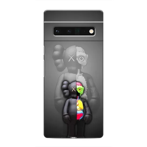 Чехол с принтом «Тело Bearbrick» для Google Pixel 6 Pro