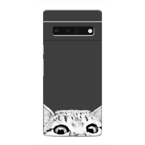 Чехол с принтом «Выглядывает кот» для Google Pixel 6 Pro Чехол с принтом «Выглядывает кот» для Google Pixel 6 Pro