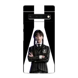 Чехлы Венсдей на Google Pixel 6 Pro Уэнсдей (AlphaPrint) (W-Wednesday)