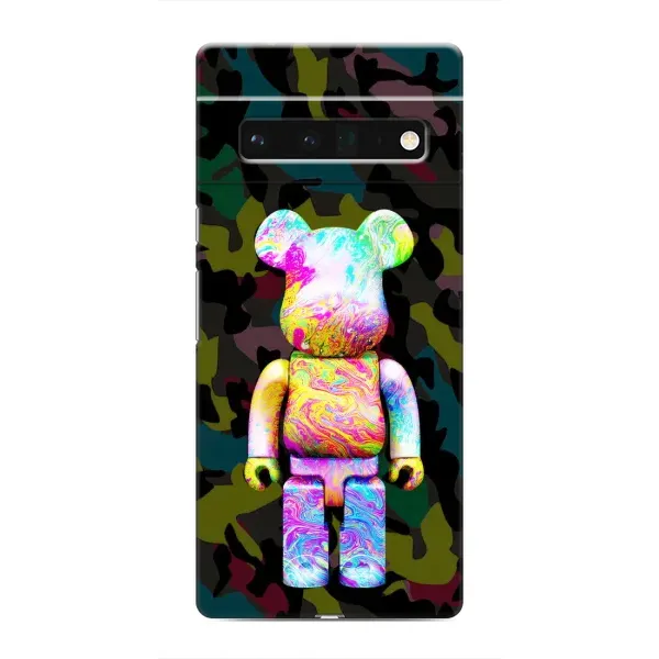 Чехол с принтом «Яркий Bearbrick» для Google Pixel 6 Pro