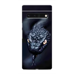 Чехол с картинкой «Хищники» для Google Pixel 6 Pro (Черная змея)