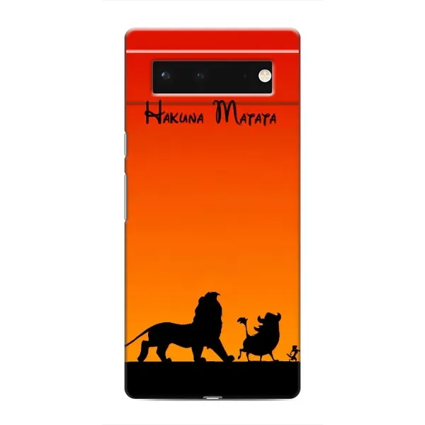 Чехол с принтом «Акуна Матата закат» для Google Pixel 6 Чехол с принтом «Акуна Матата закат» для Google Pixel 6