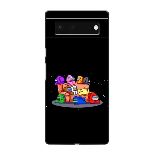Чохол з принтом «Амонг-ас» для Google Pixel 6