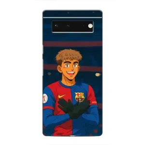 Чехол с футболистом Ламин Ямаль Google Pixel 6 (Футболист Ямаль)