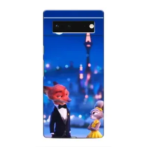 Чехол с принтом «Романтический вечер Зверополис» для Google Pixel 6