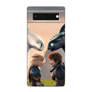 Чехол как приручить дракона на Google Pixel 6 (Иккинг и Астрид)
