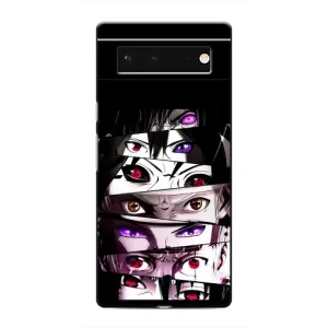 Чехлы Персонажи Аниме Наруто для Google Pixel 6 (AlphaPrint) (Глаза Anime)