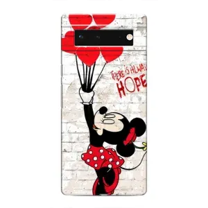 Чехол Disney Mouse Google Pixel 6 (PREMIUMPrint) (Heart Minni)