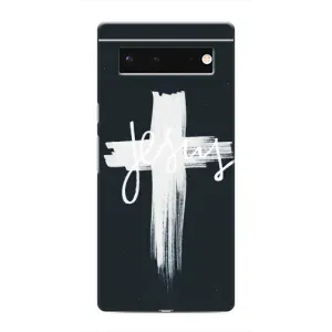 Чехол для Google Pixel 6 (AlphaPrint) - (Христианские) (Иисус)