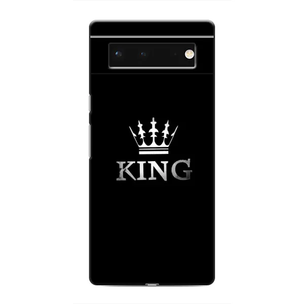 Чохол з принтом «KING» для Google Pixel 6 Чохол з принтом «KING» для Google Pixel 6