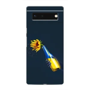 Чехол для Патриота Украины Google Pixel 6 - (AlphaPrint) (Коктейль молотова)