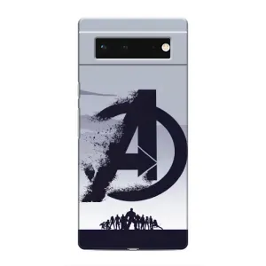 Чехлы с героями Марвел Google Pixel 6 (VPrint) (Команда А)