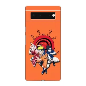 Naruto Anime Чехлы для Гугл Пиксель 6 (AlphaPrint) (команда Наруто)