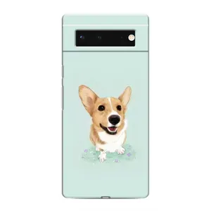 Чехлы с собаками для Google Pixel 6 (VPrint) (Корги)