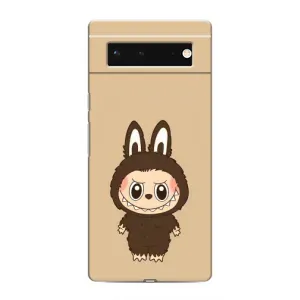 Чехол с Лабубу на Google Pixel 6 (Bored Ape в красном)