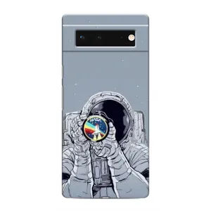 Чехол NASA для Google Pixel 6 (AlphaPrint) (Космонавт фото)