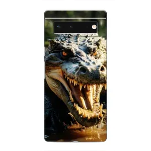 Чохол з принтом «Небезпечний крокодил» для Google Pixel 6