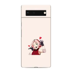 Чехлы Персонажи Аниме Наруто для Google Pixel 6 (AlphaPrint) (Лайк Сакура)