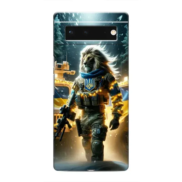 Чохол з принтом «ЛЕВ ЗСУ» для Google Pixel 6