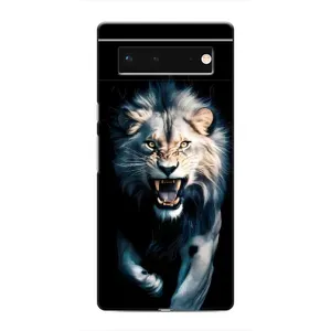 Чохол з принтом «Лев у темряві» для Google Pixel 6