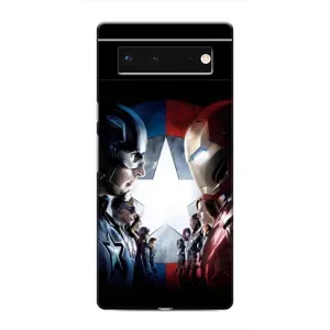 Чехлы с героями Марвел Google Pixel 6 (VPrint) (Марвел стайл)