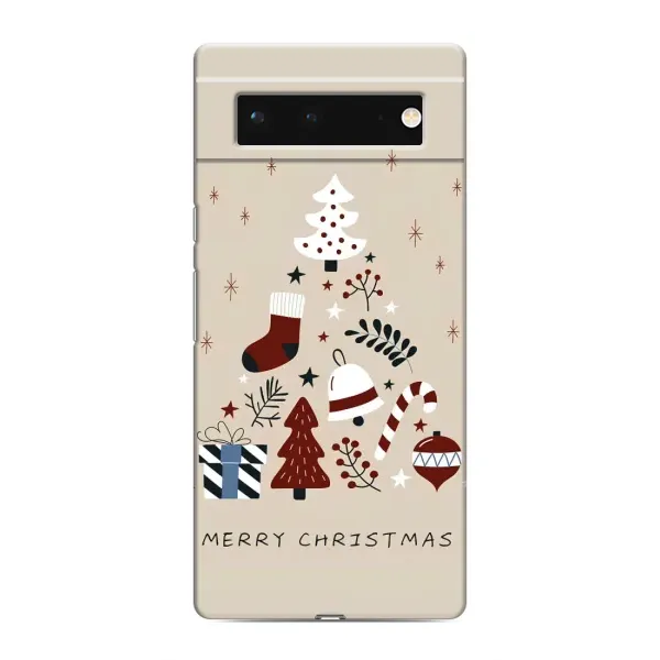Чохол з принтом «Merry Christmas» для Google Pixel 6