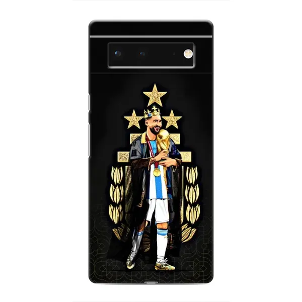 Чехол с принтом «Месси Король» для Google Pixel 6