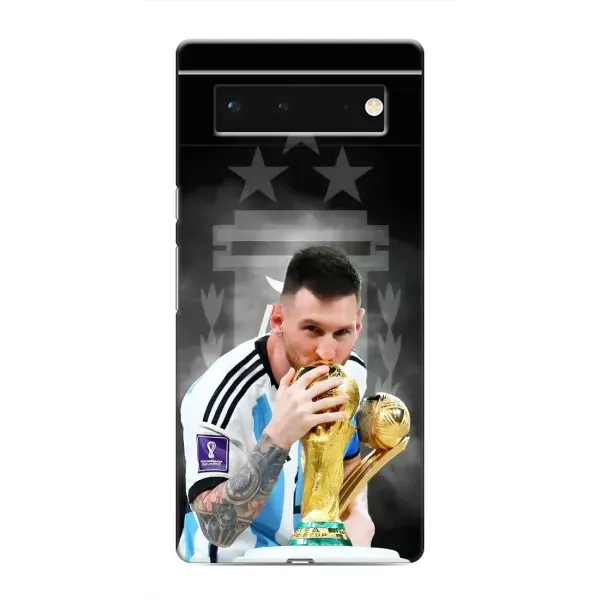 Чехол с принтом «Месси Чемпион» для Google Pixel 6