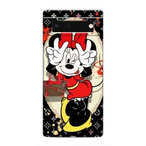 Чехол Disney Mouse Google Pixel 6 (PREMIUMPrint) (Минни peace)