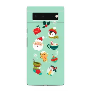 Новогодние Чехлы для Гугл Пиксель 6 (VPrint)