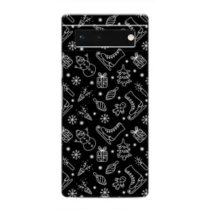 Новогодние, Праздничные Чехлы для Google Pixel 6 - 2024 год (Новогодний фон)
