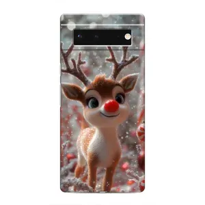 Яскравий чохол для Google Pixel 6 з Зимові Оленята