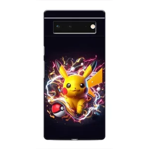 Чехол с Пикачу на Google Pixel 6 (Пикачу с мячом)